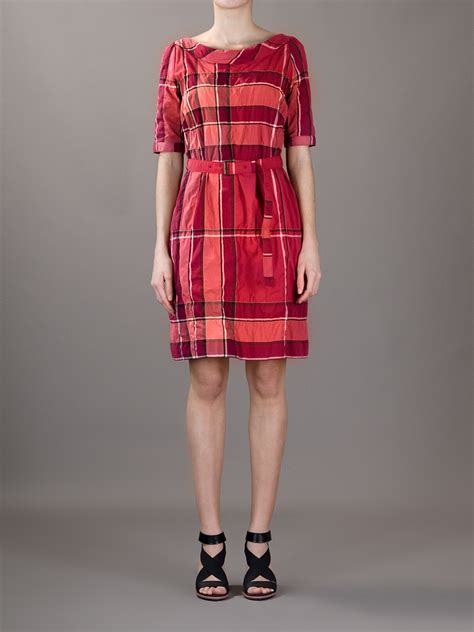 red burberry dress|burberry inspired dress.